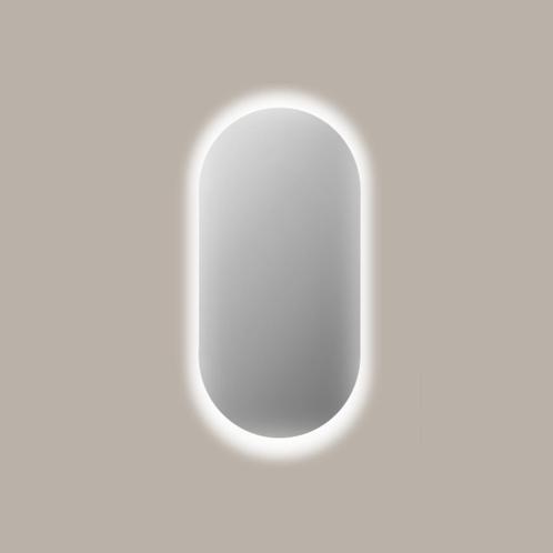 Spiegel Sanicare Q-Mirrors 40x80 cm Ovaal/Rond Met Rondom, Doe-het-zelf en Verbouw, Sanitair, Bad, Nieuw, Ophalen of Verzenden