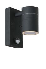 Lucide ARNE LED - buitenlamp zwart koker sensor, Nieuw, Verzenden, Aluminium