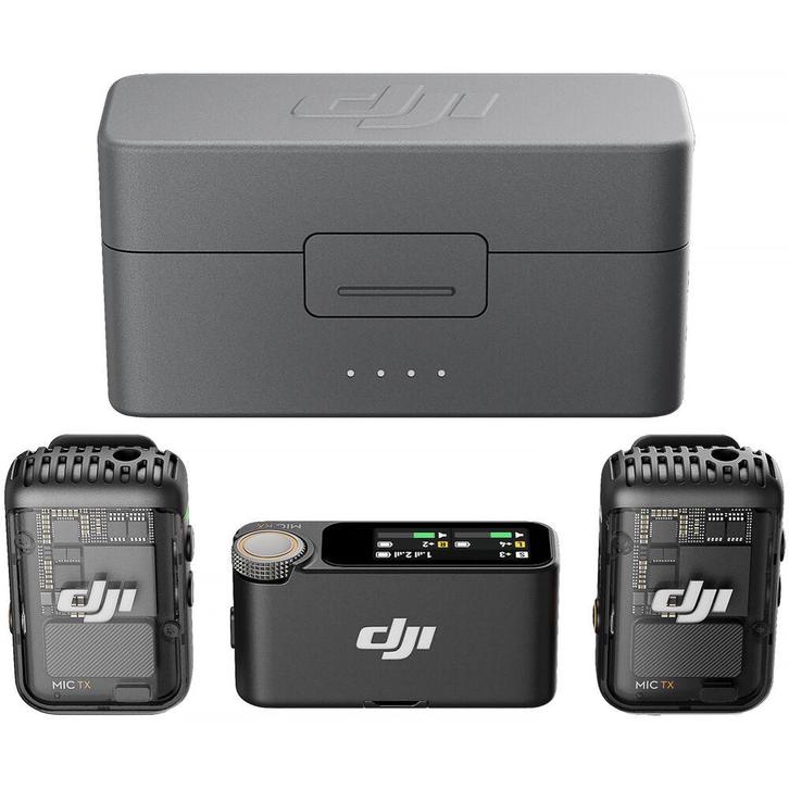 DJI Mic 2 - 2 TX + 1 RX + Charging Case, Muziek en Instrumenten, Microfoons, Overige typen, Nieuw, Ophalen of Verzenden