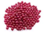 312 Ruby echt mooie handgemaakte ronde vlakken kralen - 630, Verzamelen, Mineralen en Fossielen