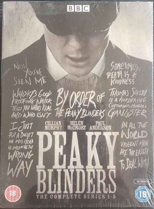 Peaky Blinders complete series 1-5          Gratis verzenden, Cd's en Dvd's, Dvd's | Tv en Series, Nieuw in verpakking, Boxset