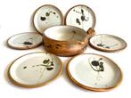 Poterie de la Colombe - Madeleine Brault - Dessertservies -, Antiek en Kunst
