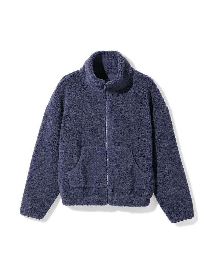 HEMA Dames sherpa jas blauw, Kleding | Dames, Overige Dameskleding, Nieuw, Verzenden