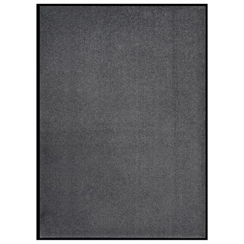 vidaXL Deurmat 60x80 cm antracietkleurig, Tuin en Terras, Deurmatten, Nieuw, Verzenden