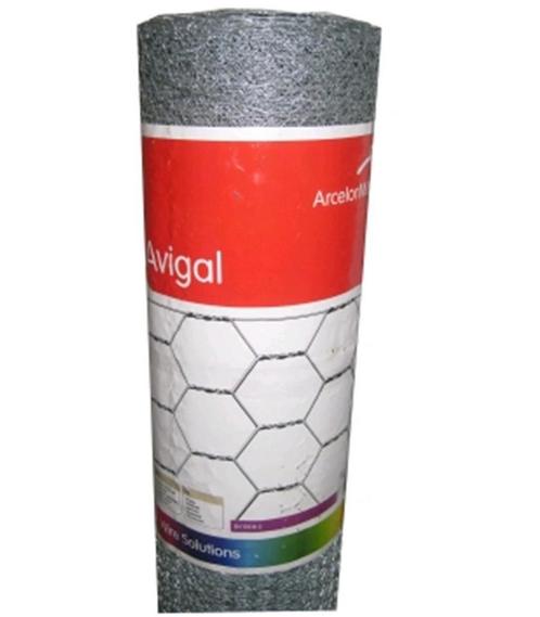 ArcelorMittal Avigal Zeskant Gaas 25 * 0,8mm 150cm 50m Ve..., Tuin en Terras, Gaas en Draad, Nieuw, Ophalen of Verzenden