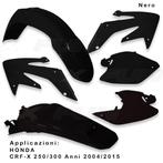 X-Fun plastic kit Zwart Honda CRF 250X 2004-2017, Motoren, Verzenden, Nieuw