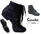 Sansha Soho Zwart leren Jazz balletlaarsjes met een leren an, Ophalen of Verzenden, Nieuw, Schoenen