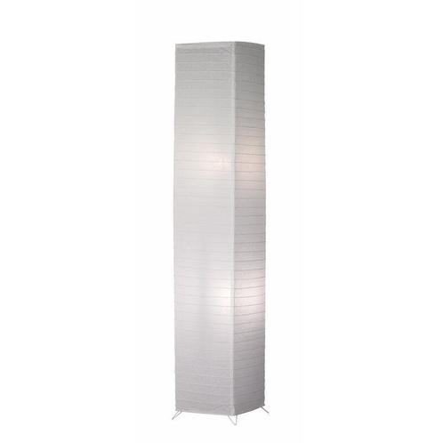 Papieren vloerlamp wit, Vien, met schakelaar, Huis en Inrichting, Lampen | Vloerlampen, Nieuw, Overige materialen, 150 tot 200 cm