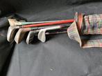 Golf Vintage - 1990 - Golftas, 7 golfclubs, kleed, golfbeker, Nieuw