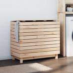 vidaXL Wasmand 88,5x44x76 cm massief grenenhout, Tuin en Terras, Verzenden, Nieuw