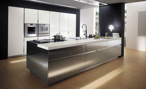 Honderden Design Eilandkeukens, zeer scherpe prijzen !, Huis en Inrichting, Keuken | Complete keukens, Composiet, Greeploos, Met kookeiland