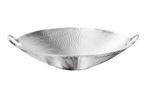 Handgemaakte decoratieve kom ORIENT 55cm zilverkleurig, Ophalen of Verzenden, Nieuw