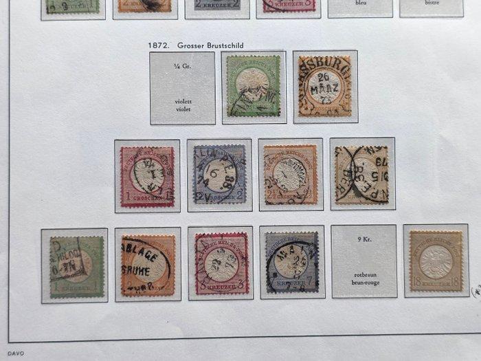 Duitsland, Duitse rijk 1872/1945 - Verzameling in 2 Davo, Postzegels en Munten, Postzegels | Europa | Duitsland