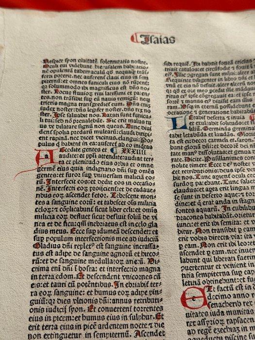 Nicolaus de Lyra - Biblia latina postilis Nicolai de Lyra,, Antiek en Kunst, Antiek | Boeken en Bijbels