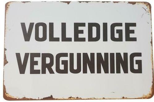 Volledige vergunning reclamebord, Zakelijke goederen, Horeca | Overige, Verzenden