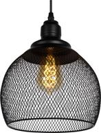 Lucide MESH Hanglamp Ø 22 cm - 1xE27 - Zwart, Huis en Inrichting, Lampen | Hanglampen, Ophalen of Verzenden, Zo goed als nieuw