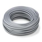 Huishoudsnoer | 2x 0.75 mm² | 10 meter (Plat, Zilver), Verzenden, Nieuw