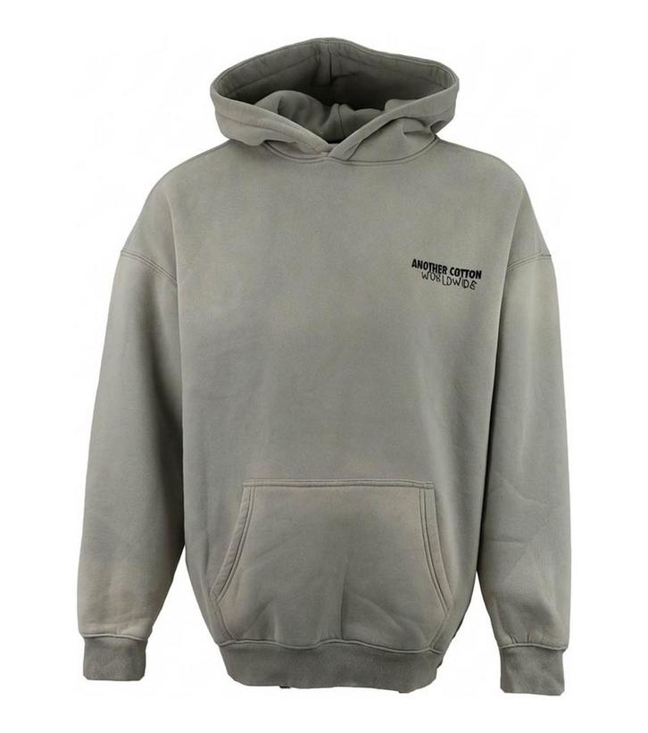 Another Cotton Lab Hoodie in maat L Grijs, Kleding | Heren, Truien en Vesten, Overige kleuren, Zo goed als nieuw, Verzenden