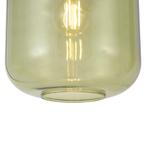 Hotel Chique hanglamp zwart en goud met groen glas 5-lichts, Huis en Inrichting, Lampen | Hanglampen, Nieuw, Metaal, Hotel chique