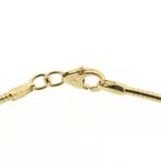 Gouden omega choker collier (Ketting), Sieraden, Tassen en Uiterlijk, Kettingen, Ophalen of Verzenden, Gebruikt, Overige kleuren