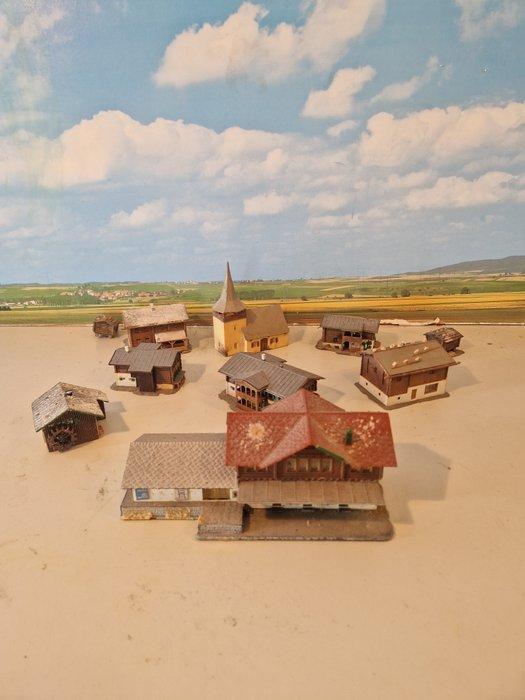 Kibri, Pola N - Modeltreingebouwen (10) - Alpendorp, Hobby en Vrije tijd, Modeltreinen | N-Spoor