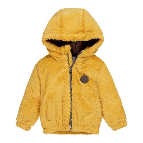 Winterjas fake fur (ochre), Kinderen en Baby's, Kinderkleding | Maat 98, Meisje, Nieuw, Jas, Verzenden