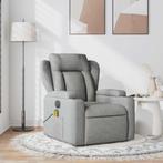 Luxe Relaxfauteuil met Massage - Lichtgrijs Tweedekansje!..., Ophalen of Verzenden, Nieuw, 75 tot 100 cm, 75 tot 100 cm