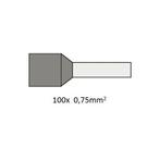Cimco adereindhuls 0,75mm2 per 100, Ophalen of Verzenden, Nieuw