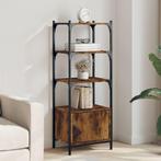 vidaXL Boekenkast 3-laags 41x30x109,5 cm bewerkt hout, Huis en Inrichting, Kasten | Boekenkasten, Verzenden, Nieuw, Overige houtsoorten