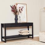 *WOONWINKEL* Starfurn Boaz Black Stoere Zwarte Sidetable Man, Huis en Inrichting, Tafels | Sidetables, Verzenden, Nieuw