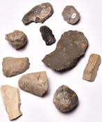 Neolithisch flint 10 Neolithische werktuigen, Antiek en Kunst