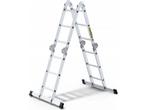 Drabest PRO - Multifunctionele ladder - 4x3 treden met, Huis en Inrichting, Woonaccessoires | Overige, Verzenden, Zo goed als nieuw