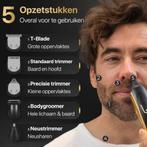 2dekans | Wellshave 5 in 1 Baardtrimmer Mannen Pro - Trimmer, Ophalen of Verzenden, Zo goed als nieuw