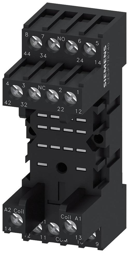 Siemens PT Relais Socket 4 Omschakeling Contacten -, Doe-het-zelf en Verbouw, Elektra en Kabels, Overige typen, Nieuw, Verzenden