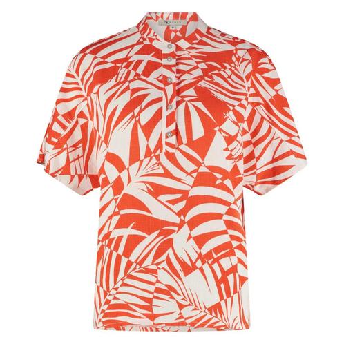 -50% Nukus  Nukus Ss24047193 robine blouse sophia white cora, Kleding | Dames, Blouses en Tunieken, Rood, Nieuw, Verzenden