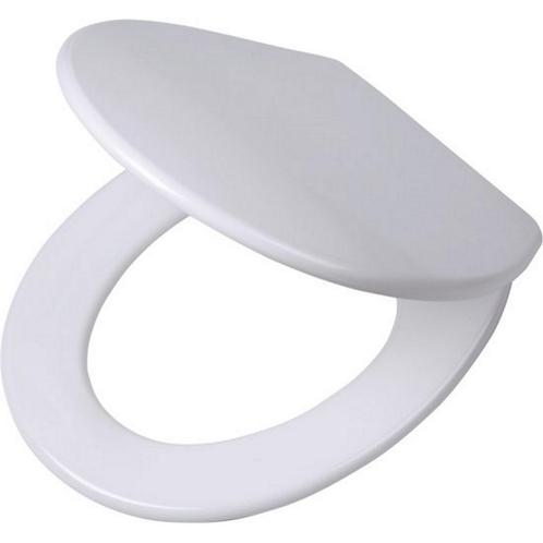Toiletzitting Tiger Boston Softclose Duroplast Chroom Wit, Doe-het-zelf en Verbouw, Sanitair, Overige typen, Nieuw, Chroom, Ophalen of Verzenden