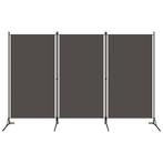 vidaXL Kamerscherm met 3 panelen 260x180 cm antraciet, Huis en Inrichting, Verzenden, Nieuw