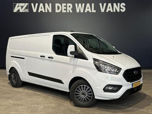Ford Transit Custom 2.0 TDCI 130 pk L2H1 Euro6 Airco | Andro, Auto's, Bestelauto's, Dealer onderhouden, Lease, Zwart, Handgeschakeld