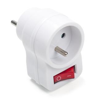 Penaarde verloopstekker | Perel (Schakelaar, 16 A), Doe-het-zelf en Verbouw, Elektra en Kabels, Nieuw, Verzenden