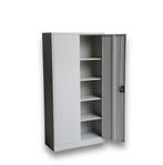 Archiefkast – Met Slot – Nieuw - 200 x 100 x 40 cm - Wit, 100 tot 150 cm, Nieuw, Metaal, Modern