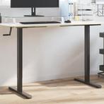 vidaXL Zit-sta bureauframe (94-135)x60x(70-114) cm staal, Verzenden, Nieuw