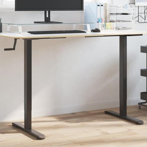 vidaXL Zit-sta bureauframe (94-135)x60x(70-114) cm staal, Huis en Inrichting, Bureaus, Nieuw, Verzenden