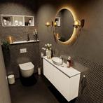 MONDIAZ FOWY toiletmeubel 100cm kleur talc. Waskom positie, Ophalen of Verzenden, Nieuw, Bad