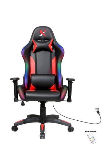 SPIRE X2 Gamestoel met lendensteun, nekkussen en RGB verl... beschikbaar voor biedingen