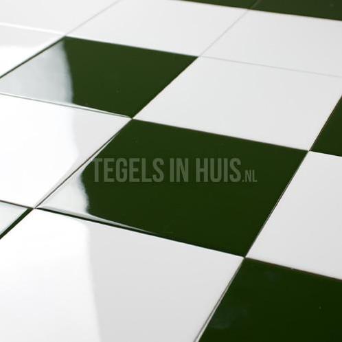 Wandtegels verde botella zeegroen glans 15x15 wandtegel, Doe-het-zelf en Verbouw, Tegels, Wandtegels, Nieuw, 10 m² of meer, Keramiek