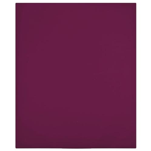 vidaXL Hoeslaken jersey 160x200 cm katoen bordeauxrood, Huis en Inrichting, Slaapkamer | Beddengoed, Rood, Nieuw, Verzenden