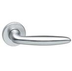 Intersteel enkele deurklink Sigaar rechts op rozet chroom, Verzenden, Nieuw
