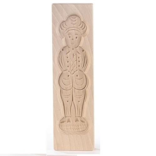 Speculaasplank Medium pop man (Piet) 20,5x5,5cm., Hobby en Vrije tijd, Taarten en Cupcakes maken, Nieuw, Verzenden