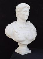 Figuur - Coppia di imperatori romani - 4 kg - Marmerstof