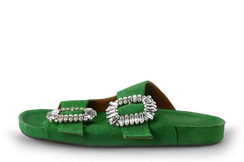 Toral Slippers in maat 39 Groen | 10% extra korting, Kleding | Dames, Schoenen, Groen, Zo goed als nieuw, Slippers, Verzenden